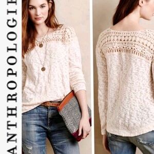 Anthropologie Meadow Rue Knit Pullover Sweater